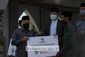Wapres RI Berikan Bantuan Santripreneur di Ponpes Hidayatussalikin Pangkalpinang