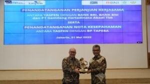 BRI Jalin Kerja Sama Pembayaran Tabungan Pensiun bersama Taspen