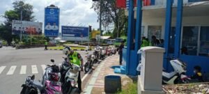 Puluhan Kendaraan Bermotor Terjaring Razia Lantas Polres Pangkalpinang