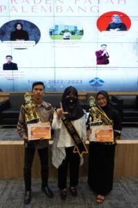 Mahasiswa Ilmu Perpustakaan Fahum Juara 1 Pemilihan Duta Baca UIN Raden Fatah Palembang