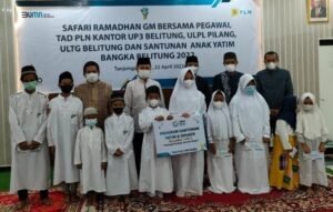 GM PLN Babel Berbagi Senyuman untuk Anak Yatim dan Dhuafa