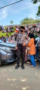 Polres Bangka Barat Terjunkan 92 Personel Amankan Pesta Perang Ketupat