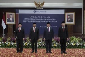 Kepala Kantor Perwakilan Bank Indonesia Babel Resmi Dikukuhkan