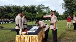 Kapolres Pimpin Sertijab Lima PJU Polres OKU