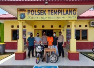 Unit Reskrim Polsek Tempilang Ringkus Pelaku Curanmor