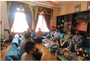 Herman Suhadi Ketua DPRD Prov Babel Menerima Kunjungan Kepala SBBKL