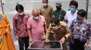 Mulkan Resmikan&nbsp; Kawasan Religi Pagoda Nusantara di Desa Rebo