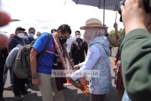 Melati Erzaldi Sambut Menteri Sandi di Pulau Belitung