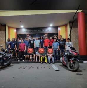 Lima Pelaku Begal di Palembang Berhasil Diringkus