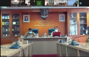 Sekda Ikuti Rakor Pelaporan Penyelenggaraan Pemda