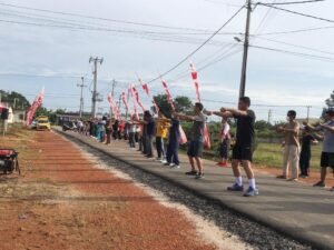 Warga Perumahan Taman Jagung Residence Kompak Senam Sehat Bersama
