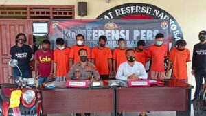 Operasi Antik Menumbing 2022, Polres Babar Ciduk Sembilan Tersangka dan Sabu 6,88 Gram