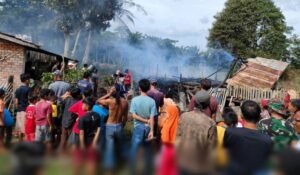Diduga Korsleting Listrik, Rumah Warga Pedamaran II OKI Rata Dengan Tanah