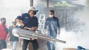 HPN 2022, Pokja Wartawan Pemkot Pangkalpinang Gelar Baksos dan Fogging