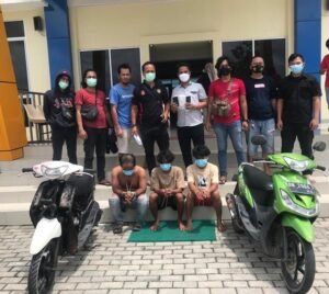 Jatanras Polda Babel Ciduk Tiga Pemuda Pelaku Curas
