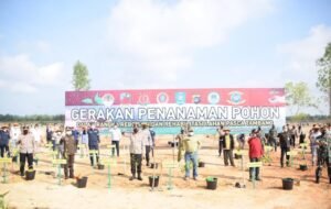 Polda Babel Inisiasi Gerakan Penanaman Satu Juta Pohon di Lahan Pasca Tamban