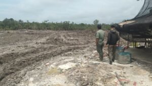 Tim Gabungan Hentikan Aktivitas Tambang di Kawasan Bembang Desa Pebuar