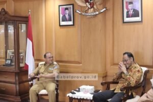 Gubernur dan Dirut PT Timah Audiensi Perdana