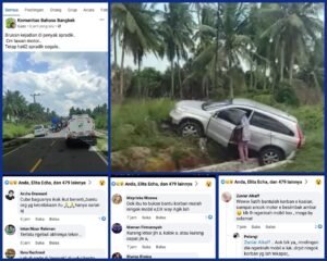 Honda CRV Anggota KPU Bateng Tabrakan dengan Dua