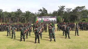 Puncak HUT Infanteri ke 73 Tahun, TNI AD Tampilkan Tentara Tradisional 1945&nbsp;