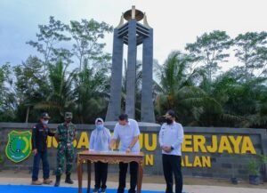 Kecamatan Lalan Kini Miliki Ikon Baru