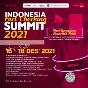 Indonesia Fact-checking Summit 2021 akan Bahas Isu Krusial Periksa Fakta