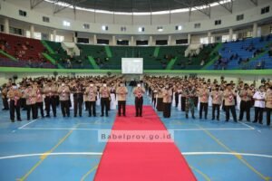 166 Pramuka Garuda se Babel Terima Tanda Penghargaan