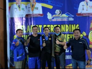 Atlit Biliar Putra Kelas 10 Ball Sumbangkan Emas untuk Kabupaten Lahat