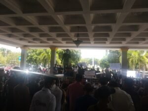 Sambut Para Pendemo, Abdiyanto Minta Pemerintah Putuskan Sesuai Perbup