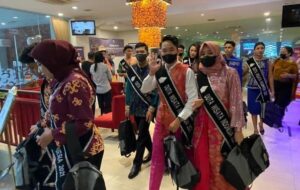 Duta Wisata Babel Menuju Malam Grand Final PDWI 2021 di Lombok