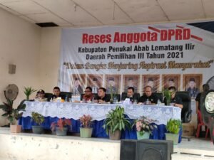 Anggota DPRD PALI dapil III Serap Aspirasi Masyarakat Abab dan Tanah Abang