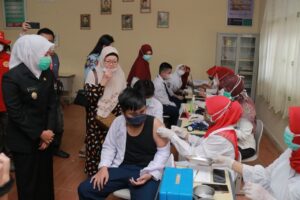 750 Siswa SMP di Palembang di vaksin
