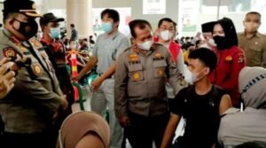 Kejar Herd Immunity, Polda Sumsel Gelar Vaksinasi Merdeka