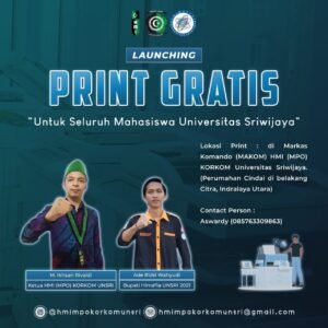 Program "Print Gratis" Hadir Untuk Mahasiswa Unsri