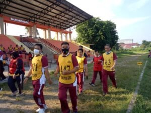 Porsonel Polda Sumsel Ikuti Kesamptaan Jasmani, Guna Mengukur Kemampuan Fisik