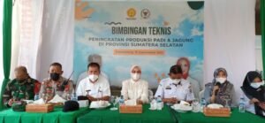 Genjot Produksi Padi dan Jagung di Palembang