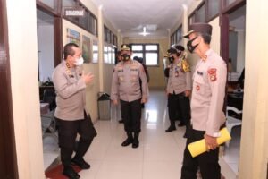 Cek Satker Polda Sumsel, Kapolda Sumsel Ingatkan Selalu Jaga Kebersihan