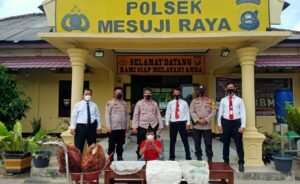 Polsek Mesuji Raya Ringkus Pelaku Pencurian Sawit KUD Bina Sejahtera