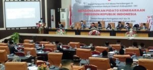 DPRD OKI Gelar Paripurna Tanggapan Bupati OKI Terhadap Pandangan Fraksi Terkait KUA PPAS