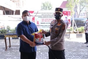 Kapolda Sumsel Terima lagi Bantuan Beras dari Masyarakat Tionghoa Palembang Bersatu