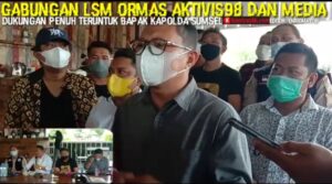 Pernyataan Sikap Koalisi ORMAS dan PERS Sumsel Berikan Dukungan Penuh Kepada Kapolda Sumsel