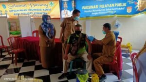 Puskemas Celikah Targetkan Vaksinasi Hingga 100 Orang Perhari