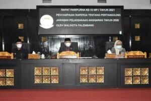 Walikota Sampaikan Raperda Pertanggungjawaban 2020