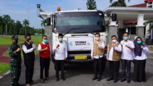 Jaga Stok Oksigen, PT OKI Pulp Salurkan Bantuan Oksigen ke Pemkab OKI