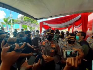 Target Vaksinasi Massal Polda Sumsel 31.696 Orang