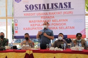 Gubernur Babel Sosialisasikan KUR BRI untuk Nelayan Lepar Pongok