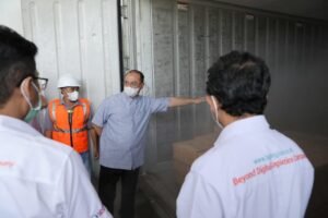 Dukung Ekspor dari Babel, Gubernur Erzaldi Tinjau Kontainer Pendingin