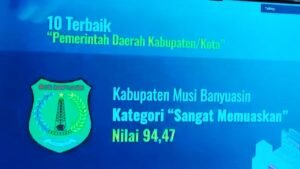 Hasil Pengawasan Kearsipan, Muba Peringkat Satu di Sumsel dan Sepuluh Besar Nasional
