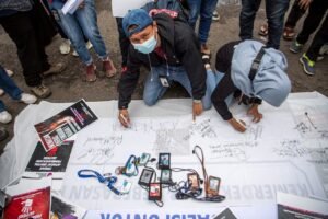 Aliansi Gabungan di Palembang Kecam Kekerasan Terhadap Jurnalis