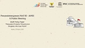 Dorong Keterbukaan Informasi Publik, KIP dan AMSI Teken MoU